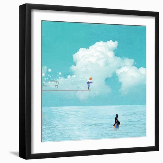 High Dive-Nancy Tillman-Framed Art Print