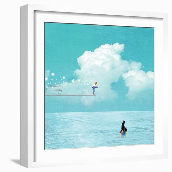 High Dive-Nancy Tillman-Framed Art Print