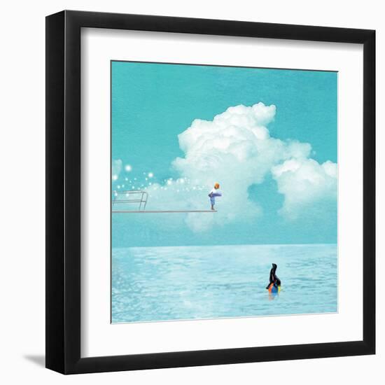 High Dive-Nancy Tillman-Framed Art Print