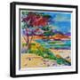 High Dune, Carmel-By-The-Sea, 2022 (Watercolour)-Peter Graham-Framed Giclee Print