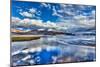 High Dynamic Range Image (Hdr) of Himalayan Mountain Lake in Himalayas Tso Moriri, Korzok, Changtha-f9photos-Mounted Premium Photographic Print