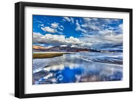 High Dynamic Range Image (Hdr) of Himalayan Mountain Lake in Himalayas Tso Moriri, Korzok, Changtha-f9photos-Framed Photographic Print