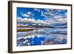 High Dynamic Range Image (Hdr) of Himalayan Mountain Lake in Himalayas Tso Moriri, Korzok, Changtha-f9photos-Framed Photographic Print