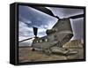 High Dynamic Range Image of a Ch-47 Chinook Helicopter-null-Framed Stretched Canvas