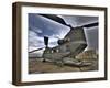High Dynamic Range Image of a Ch-47 Chinook Helicopter-null-Framed Premium Photographic Print
