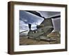 High Dynamic Range Image of a Ch-47 Chinook Helicopter-null-Framed Photographic Print