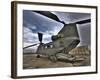 High Dynamic Range Image of a Ch-47 Chinook Helicopter-null-Framed Photographic Print