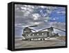 High Dynamic Range Image of a Ch-47 Chinook Helicopter-null-Framed Stretched Canvas