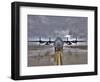 High Dynamic Range Image of a US Air Force C-130 Hercules-null-Framed Photographic Print