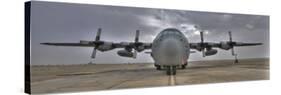 High Dynamic Range Image of a US Air Force C-130 Herucles-null-Stretched Canvas