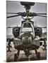 High Dynamic Range Image of An AH-64 Apache Helicopter On the Runway-Stocktrek Images-Mounted Photographic Print