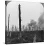 High Explosive Shells Bursting in Mametz Wood, France, World War I, 1916-null-Stretched Canvas