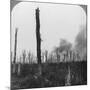 High Explosive Shells Bursting in Mametz Wood, France, World War I, 1916-null-Mounted Photographic Print