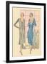 High Fashion Flappers-null-Framed Art Print