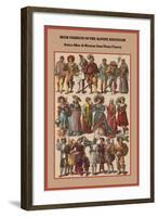 High Fashion in the Alpine Kingdom Swiss Men and Women-Friedrich Hottenroth-Framed Art Print