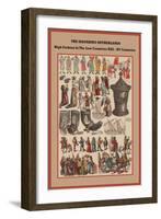 High Fashion in the Low Countries XIII - XV Centuries-Friedrich Hottenroth-Framed Art Print