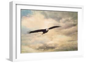 High Flyer Bald Eagle-Jai Johnson-Framed Giclee Print