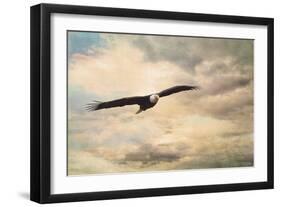 High Flyer Bald Eagle-Jai Johnson-Framed Premium Giclee Print