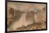 High Force, Teesdale, c1807-Francis Nicholson-Framed Giclee Print