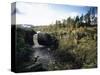 High Force Waterfall, the Pennine Way, River Tees, Teesdale, County Durham, England-David Hughes-Stretched Canvas