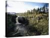 High Force Waterfall, the Pennine Way, River Tees, Teesdale, County Durham, England-David Hughes-Stretched Canvas