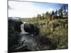 High Force Waterfall, the Pennine Way, River Tees, Teesdale, County Durham, England-David Hughes-Mounted Photographic Print