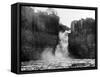 High Force Waterfalls-Fred Musto-Framed Stretched Canvas