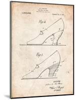 High Heel Shoes 1919 Patent-Cole Borders-Mounted Art Print