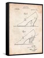 High Heel Shoes 1919 Patent-Cole Borders-Framed Stretched Canvas