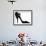 High Heel Shoes (Silhouette)-jara3000-Framed Art Print displayed on a wall