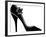 High Heel Shoes (Silhouette)-jara3000-Framed Art Print