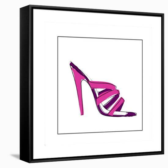 High Heeled Shoe-null-Framed Stretched Canvas