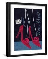 High Heels New York-Jennifer Matla-Framed Art Print