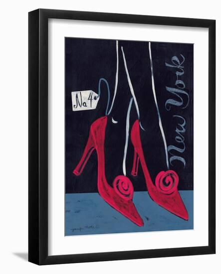 High Heels New York-Jennifer Matla-Framed Art Print