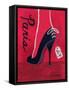 High Heels Paris-Jennifer Matla-Framed Stretched Canvas