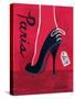 High Heels Paris-Jennifer Matla-Stretched Canvas