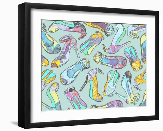 High Heels-Laurence Lavallee-Framed Giclee Print