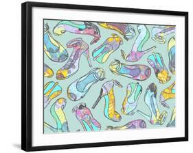 High Heels-Laurence Lavallee-Framed Giclee Print