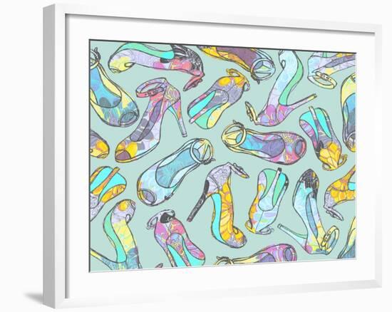 High Heels-Laurence Lavallee-Framed Giclee Print