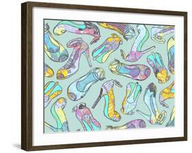 High Heels-Laurence Lavallee-Framed Giclee Print