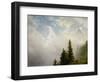 High in the Mountains-Albert Bierstadt-Framed Giclee Print