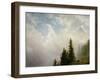 High in the Mountains-Albert Bierstadt-Framed Giclee Print