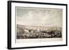 High Level Bridge, Newcastle Upon Tyne, Engraved by George Hawkins (1819-52)-John Wilson Carmichael-Framed Giclee Print