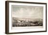 High Level Bridge, Newcastle Upon Tyne, Engraved by George Hawkins (1819-52)-John Wilson Carmichael-Framed Giclee Print