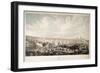 High Level Bridge, Newcastle Upon Tyne, Engraved by George Hawkins (1819-52)-John Wilson Carmichael-Framed Giclee Print