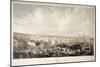 High Level Bridge, Newcastle Upon Tyne, Engraved by George Hawkins (1819-52)-John Wilson Carmichael-Mounted Giclee Print