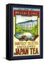 High Line Brand Tea-null-Framed Stretched Canvas