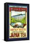 High Line Brand Tea-null-Framed Stretched Canvas