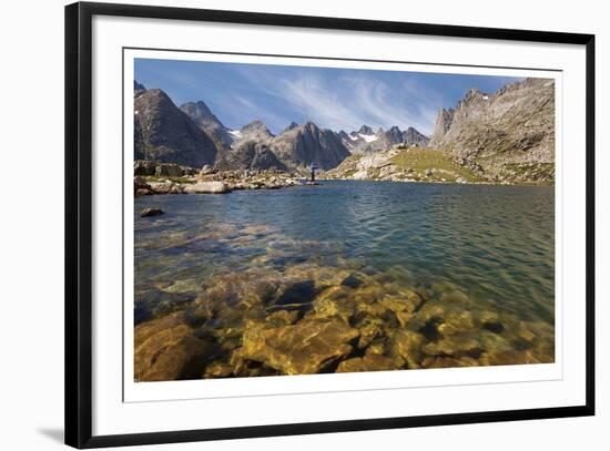 High Mountain Fishing-Donald Paulson-Framed Giclee Print