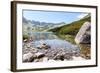 High Mountain in Poland. National Park - Tatras. Ecological Reserve. Mountain Lake.-linfernum-Framed Photographic Print